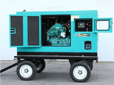 Gruppo elettrogeno silenzioso di movimento flessibile diesel a basso rumore del generatore di sostegno